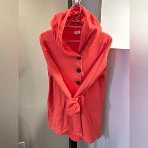 Firefly Hooded button sweatshirt